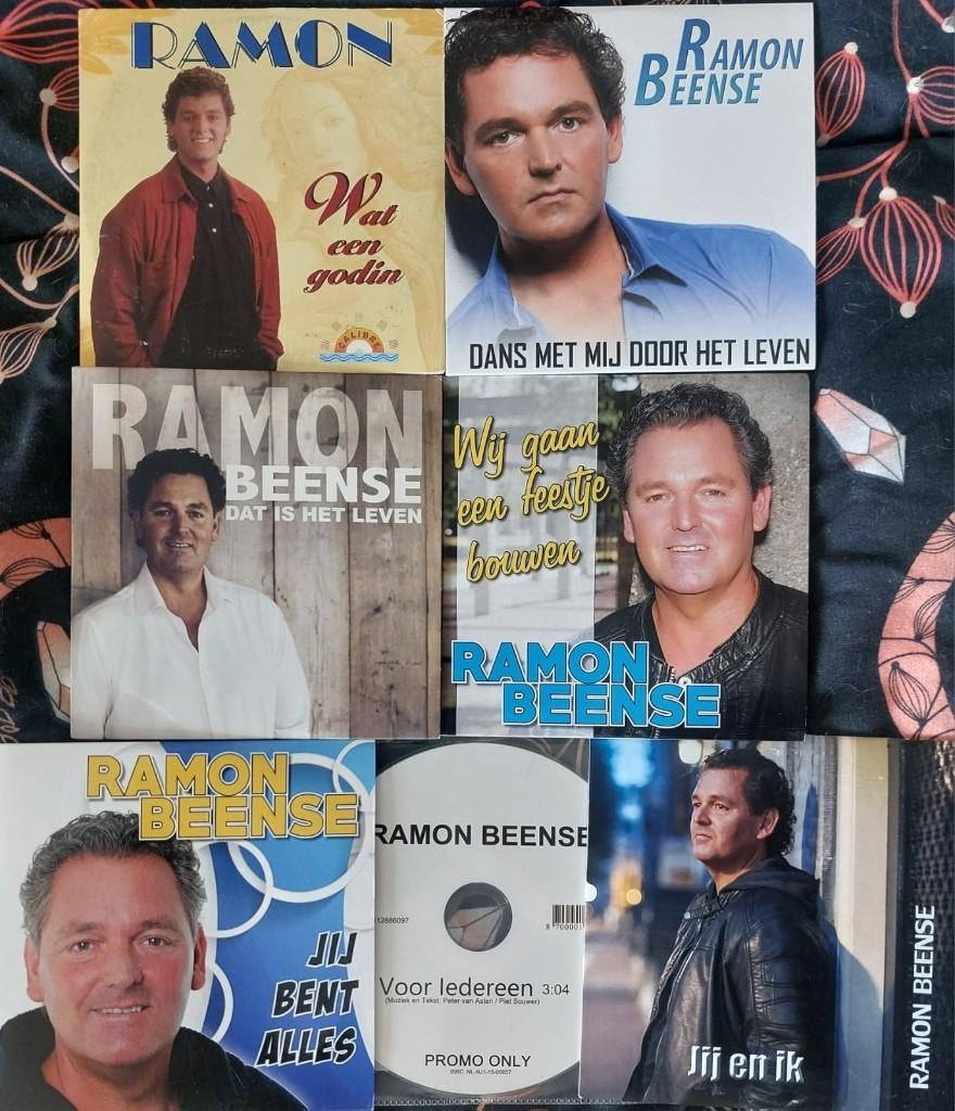 LOT 7 CD-SINGLES VAN RAMON BEENSE, Ophalen of Verzenden, Zo goed als nieuw, Nederlandstalig