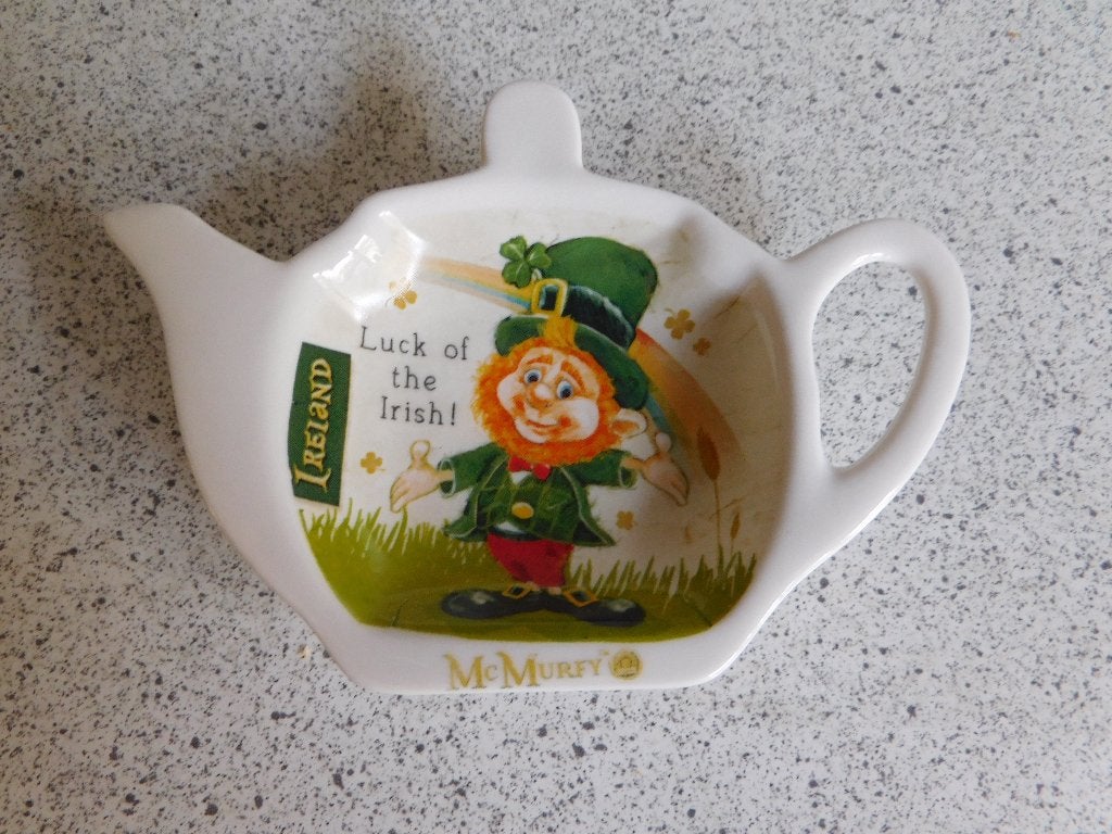 McMurfy Ierse tea tip - Luck of the Irish Ireland, Overige merken, Keramiek, Overige typen, Ophalen of Verzenden