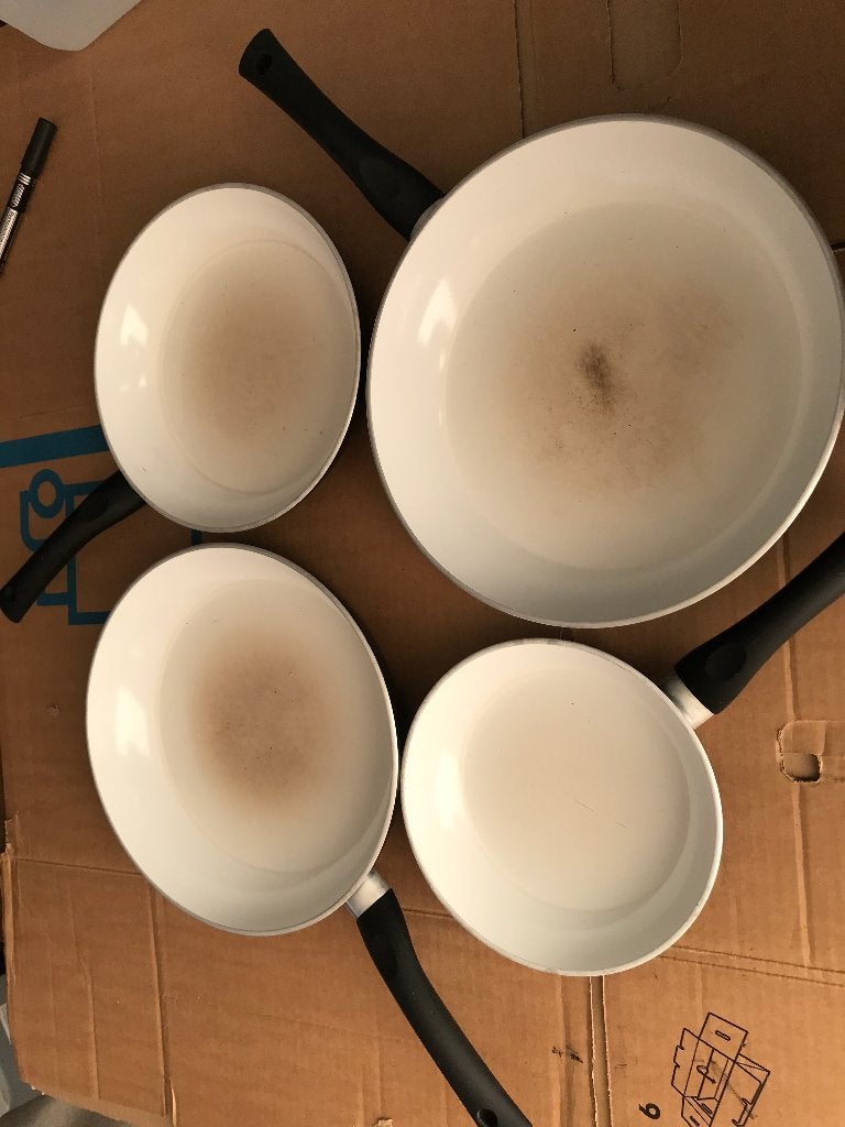 Pannen x5 set       µp, Ophalen of Verzenden, Nieuw, Rvs, Pannenset