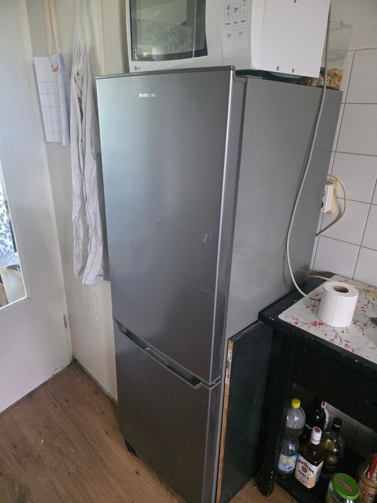 Inventum koel vriescombinatie, Ophalen, 150 tot 200 liter, Gebruikt, Met aparte vriezer
