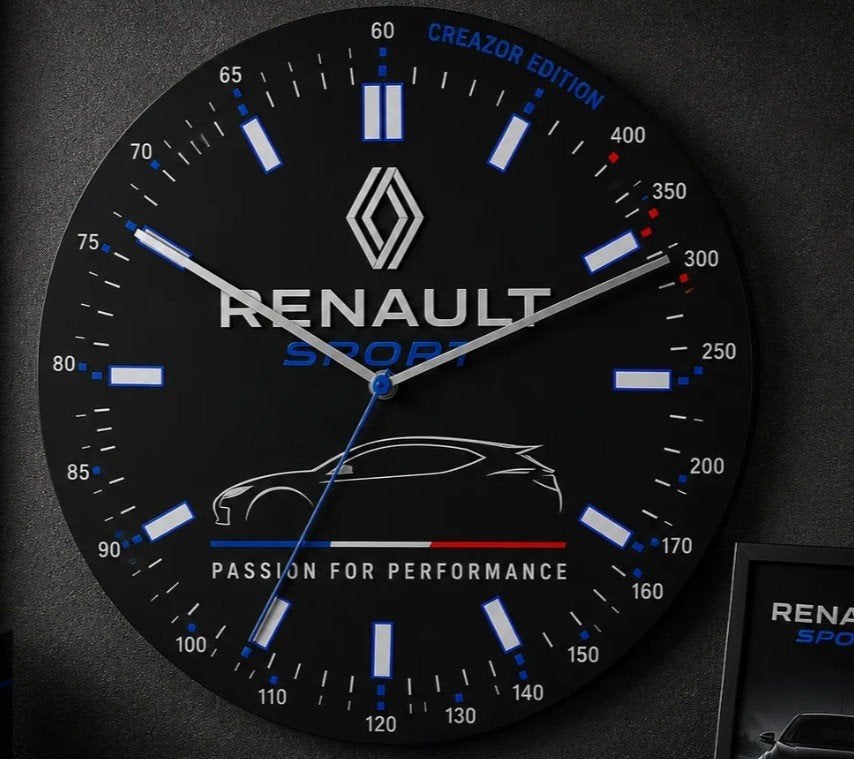 Renault Sport Wandklok, Ophalen of Verzenden