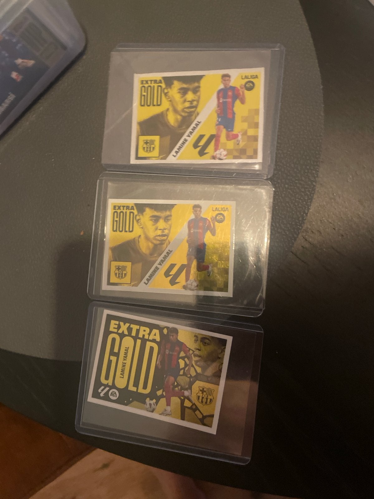 Lamine Yamal Extra Gold RC 23/24 (3 stuks), Ophalen of Verzenden, Zo goed als nieuw, Buitenlandse clubs, Spelerskaart