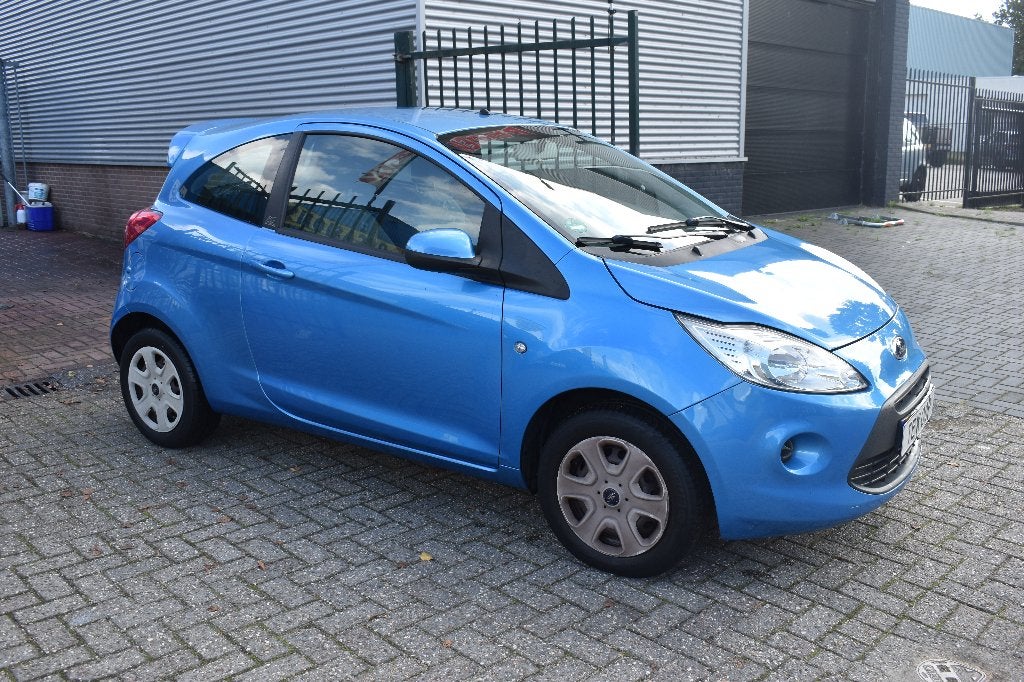 Ford Ka 1.2 51KW 2010 Blauw  NIEUWE APK, Voorwielaandrijving, 1242 cc, 4 cilinders, Origineel Nederlands