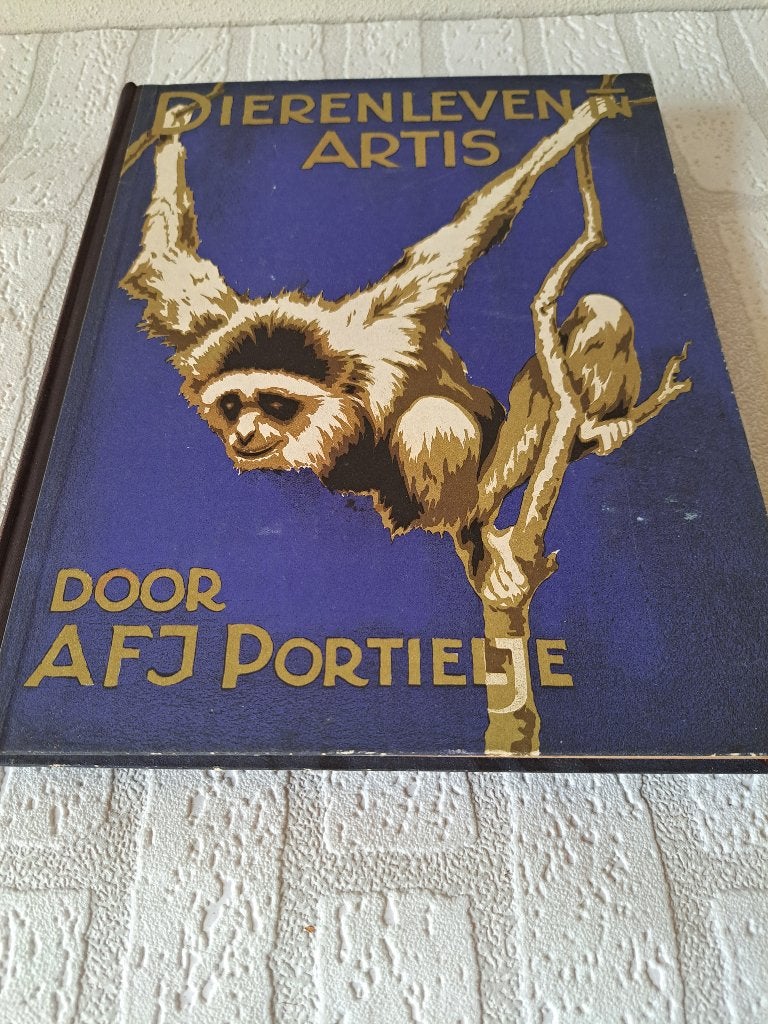 vintage Verkade-verzamelalbum Dierenleven in Artis uit 1939, Ophalen of Verzenden, Gelezen, Plaatjesalbum