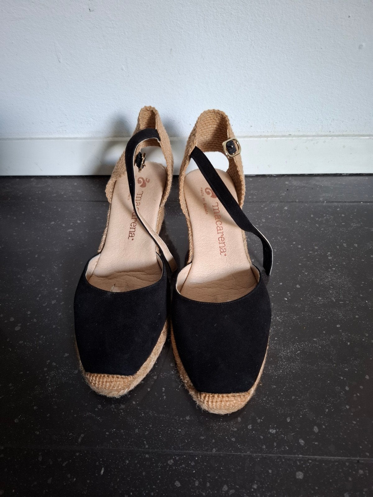 espadrilles Macarena (spaans) leer maat 39  zwart nieuw, Kleding | Dames, Schoenen, Ophalen, Zwart, Nieuw, Espadrilles of Moccasins