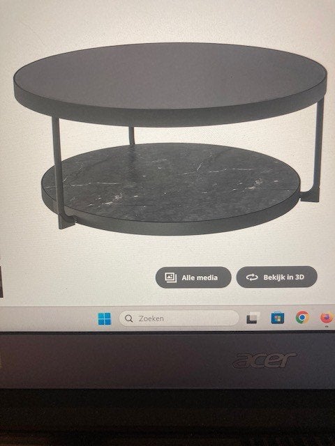 ronde salontafel ikea frotorp, Huis en Inrichting, Tafels | Salontafels, Ophalen, 50 tot 100 cm, Rond, 50 tot 100 cm
