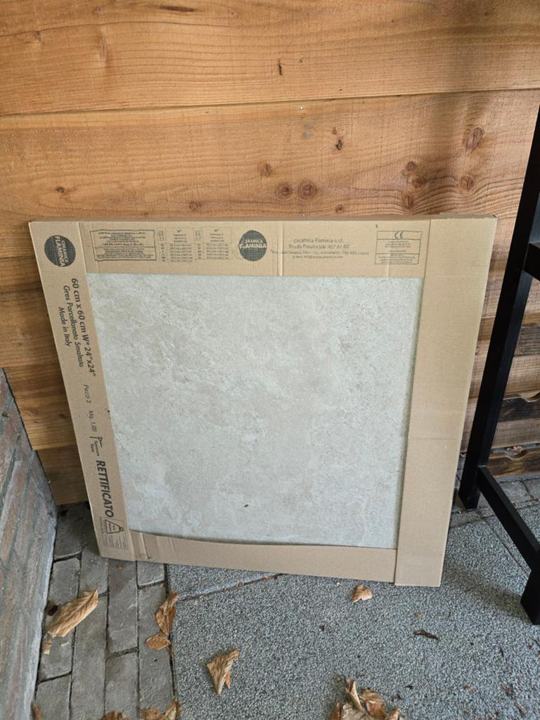 Nieuwe keramische tegels 60x60 cm - Italiaans design, Ophalen, 60 cm of meer, Nieuw, Vloertegels