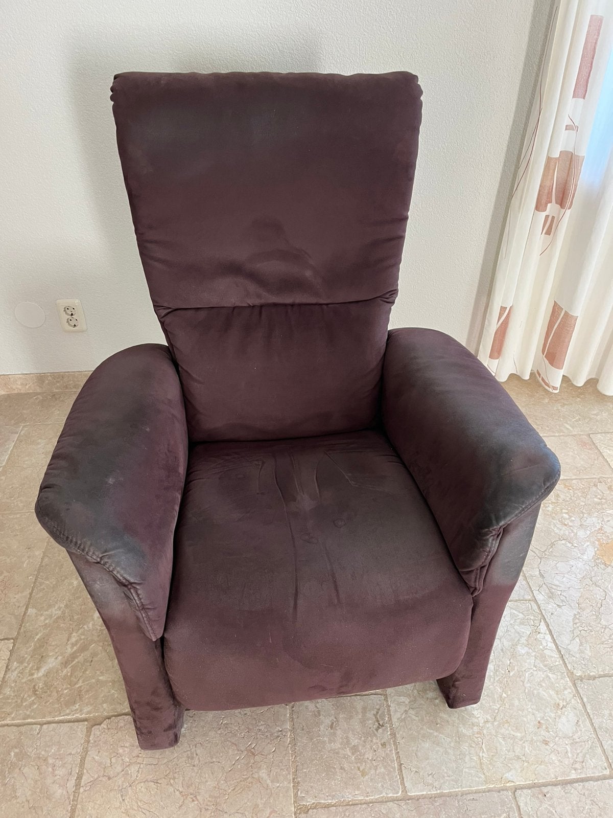 Gratis relaxstoel, Ophalen, Gebruikt, 75 tot 100 cm, Stof