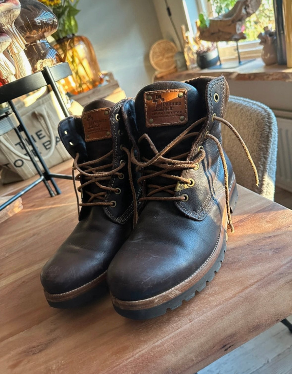 Panama Jack boots heren, Bruin, Boots, Ophalen of Verzenden, Zo goed als nieuw