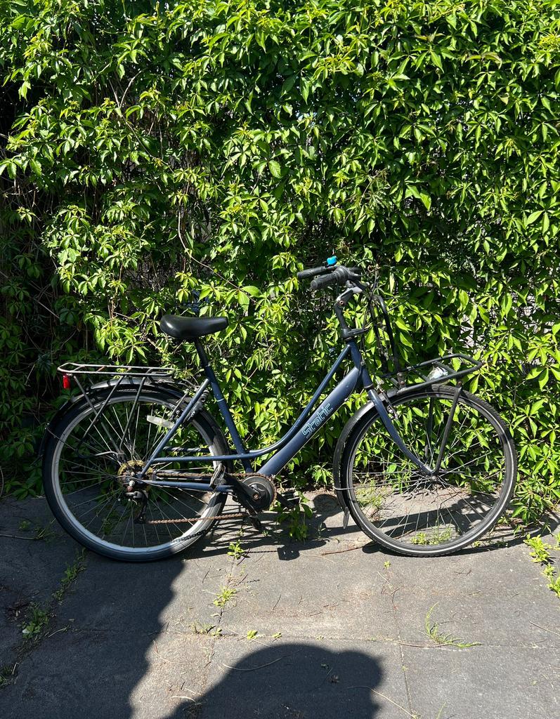 Static damesfiets – 7 versnellingen, Fietsen en Brommers, Ophalen, Gebruikt, Minder dan 10 versnellingen, Overige merken