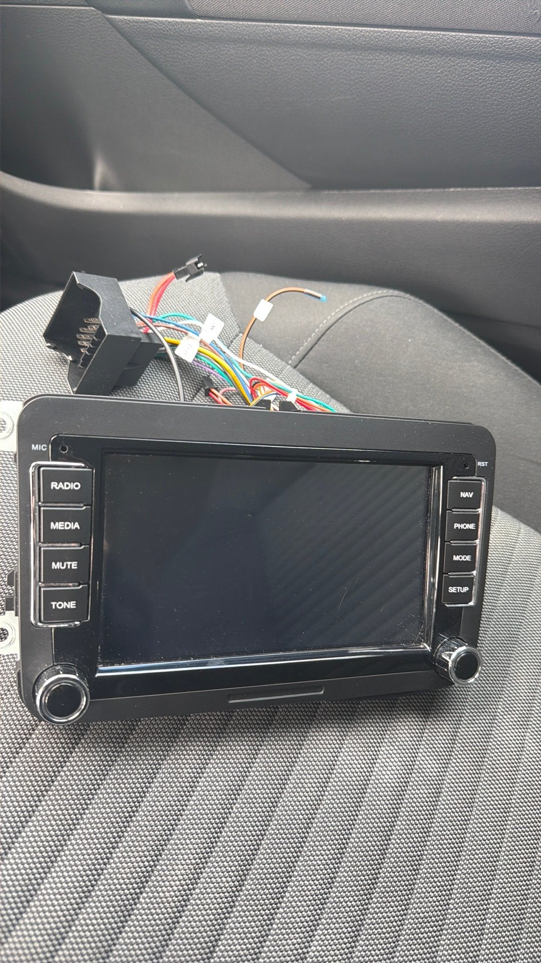 Android 2DIN navigatie VW / Skoda / Seat radioscherm, Ophalen of Verzenden, Zo goed als nieuw