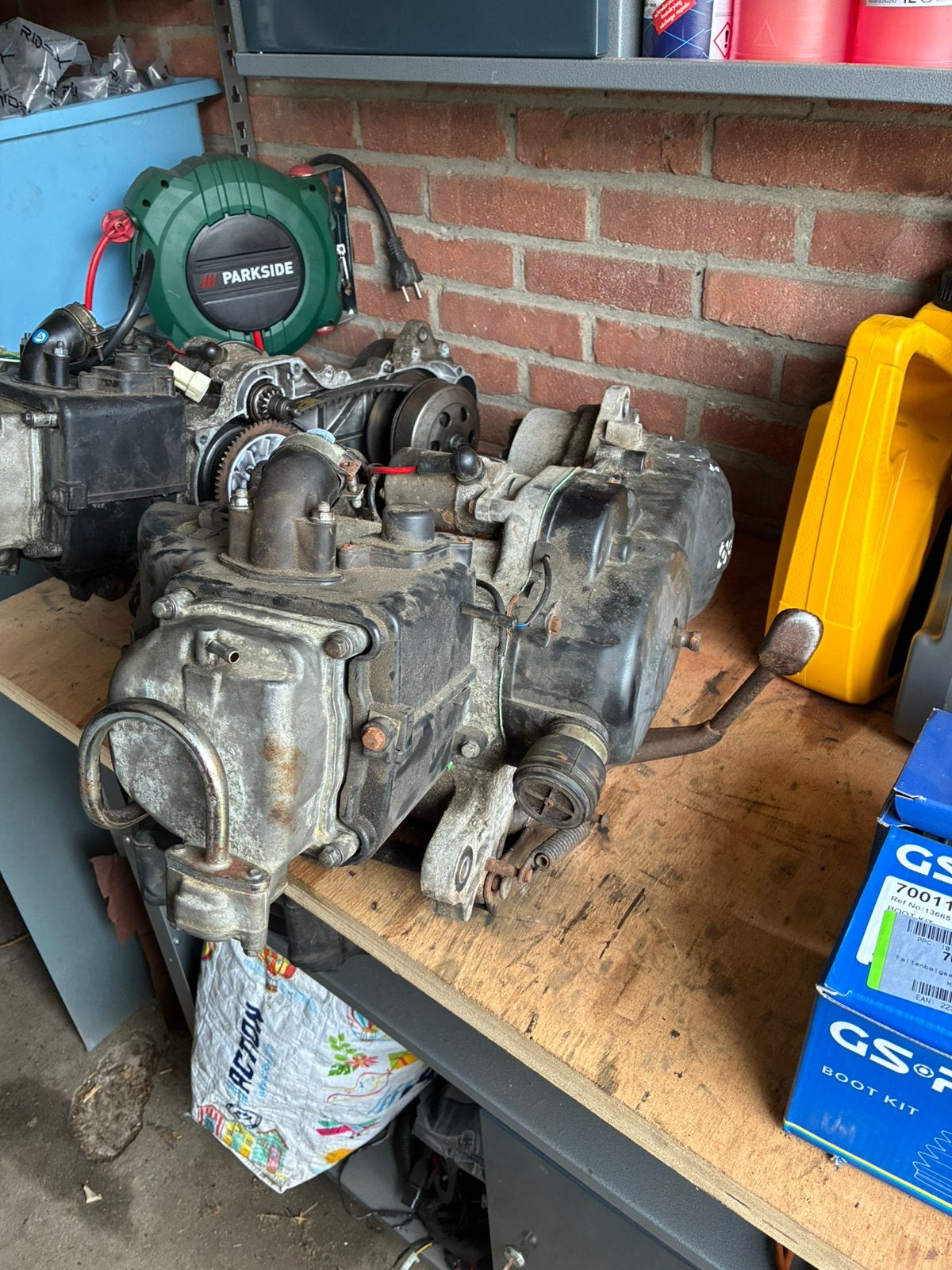Gy6 4 takt motorblokken. 10/12/16 inch. 50/80/100 cc., Ophalen of Verzenden, Zo goed als nieuw, Blok