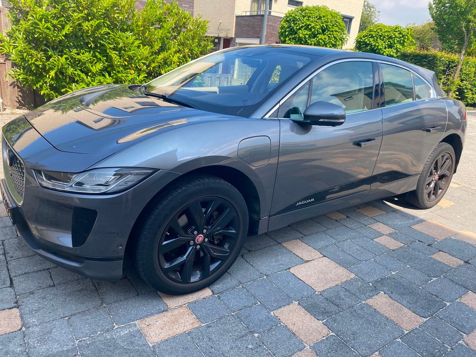 Jaguar I-PACE HSE Ev400 400pk AWD Aut 2018 Grijs, Auto's, 750 kg, I-PACE, 234 pk, Origineel Nederlands