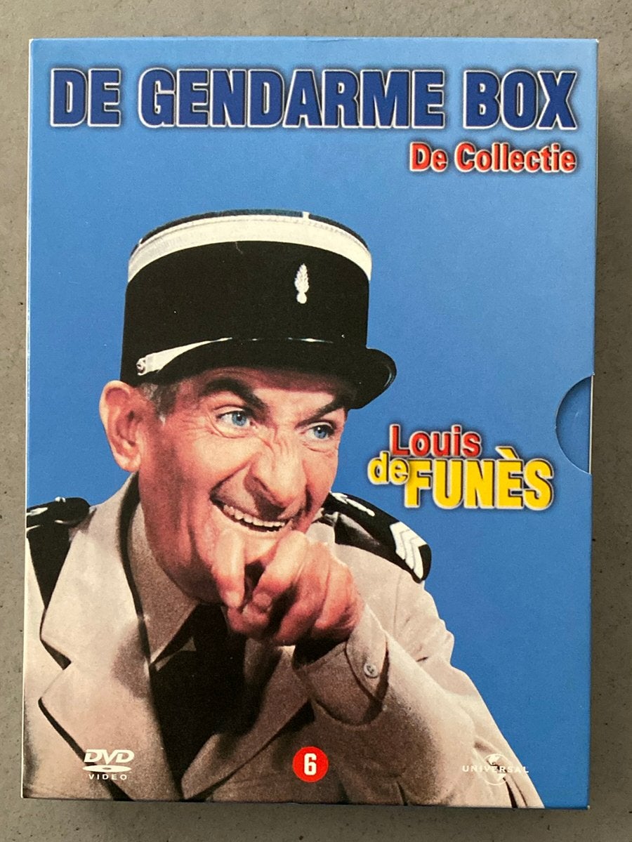 De Gendarme Box - de collectie | 6 dvd box • Louis de Funès, Nederlands, Alle leeftijden, Nederlands, Ophalen of Verzenden