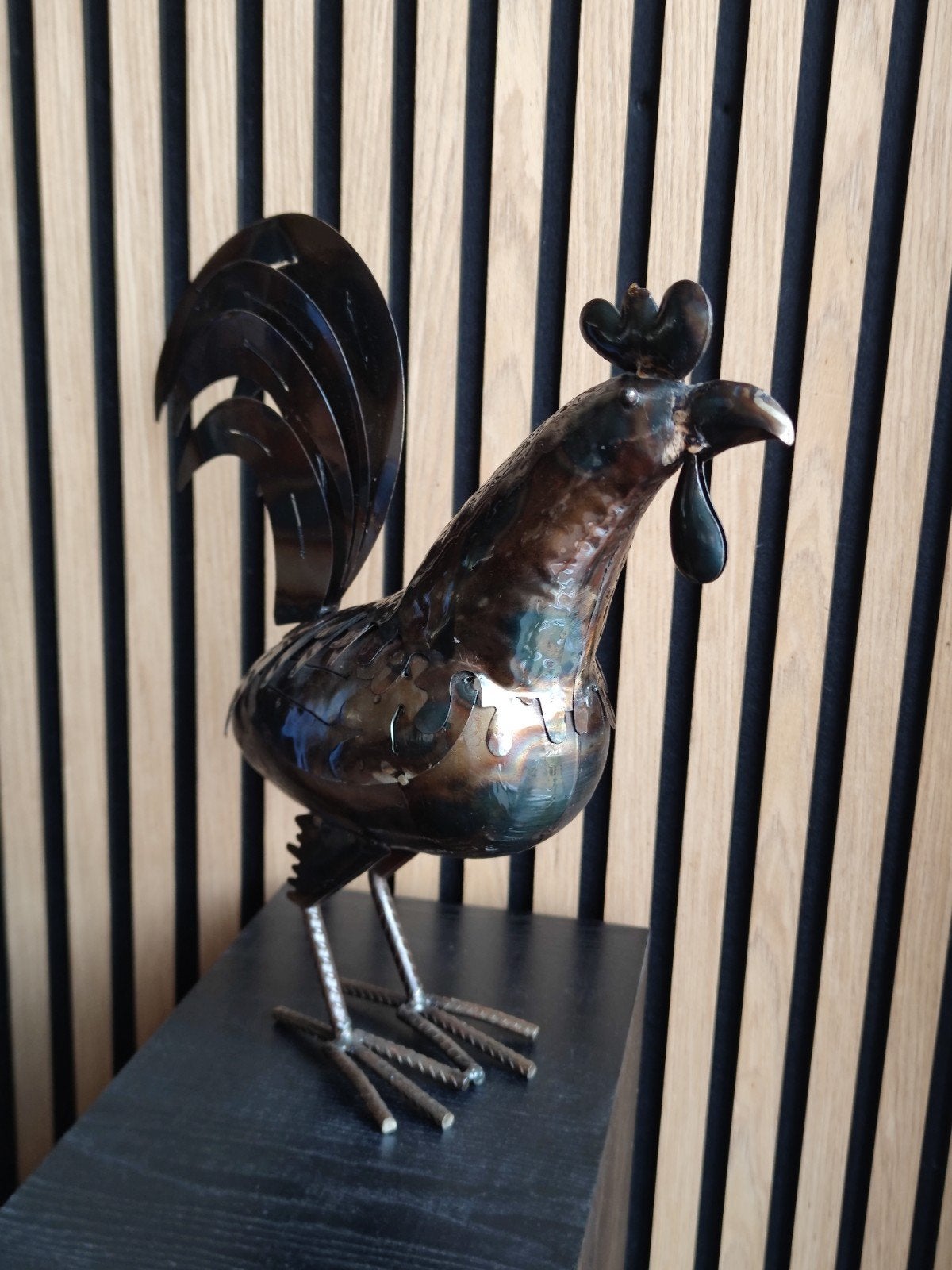 Prachtige metalen kip - Unieke decoratie, Ophalen