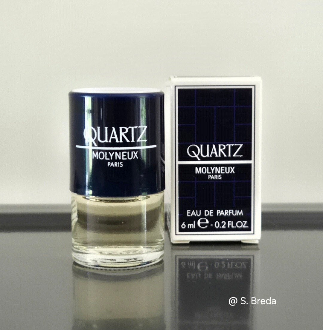 Molyneux - Quartz - miniatuur met doosje, Ophalen of Verzenden, Zo goed als nieuw, Miniatuur, Gevuld