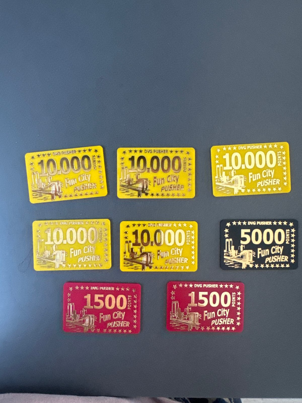 58.000 coin pusher punten Kermis DVG Fun City Pusher, Verzamelen, Ophalen of Verzenden, Gebruikt