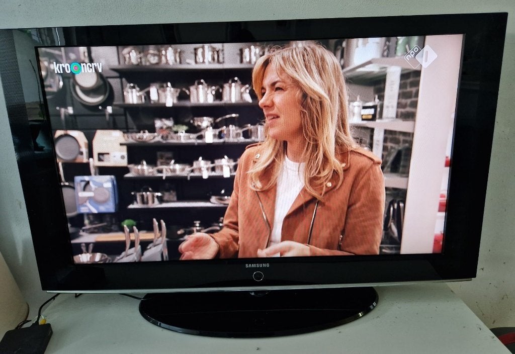Samsung TV 46 inch, Ophalen, 50 Hz, Zo goed als nieuw, Samsung