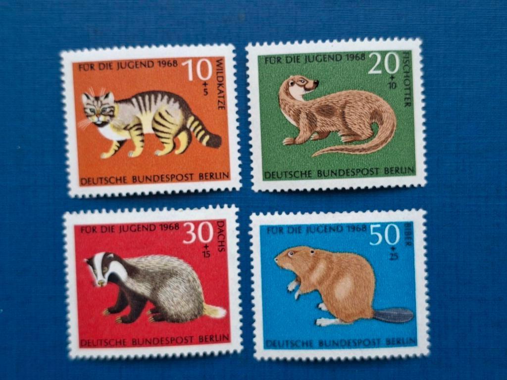 Postzegel Berlijn 1968 PF serie Dieren 27-03, Ophalen of Verzenden, BRD, Postfris