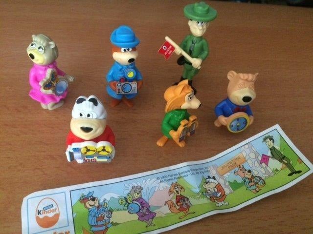 Jellystone verrassingseieren, Verzamelen, Verrassingseieren, Ophalen of Verzenden, Zo goed als nieuw, Hardplasticfiguren