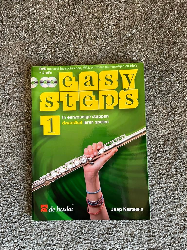 Easy Steps 1 dwarsfluit, Ophalen of Verzenden, Nieuw, Les of Cursus, Dwarsfluit of Piccolo