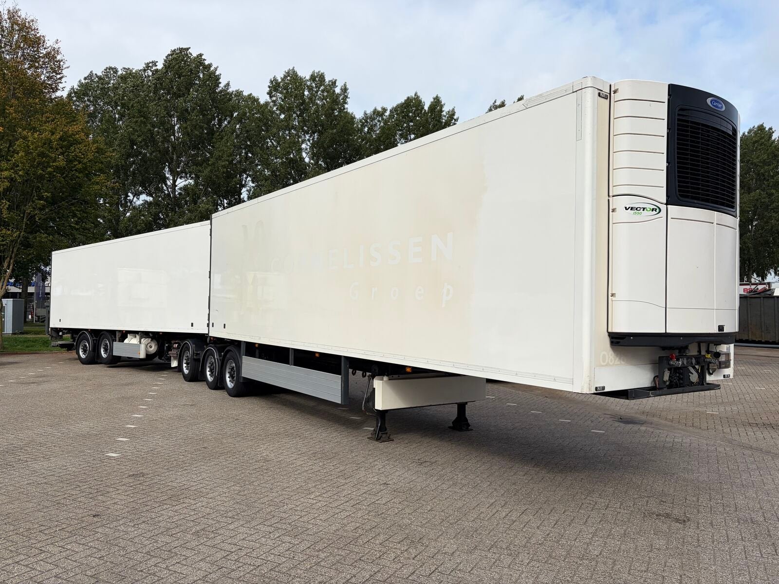Draco LZV Combi refrigerated semi-trailer, Overige brandstoffen, Wit, Bedrijf, Aanhangers en Opleggers