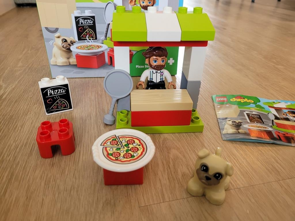 Duplo pizza tent (10927), Kinderen en Baby's, Speelgoed | Duplo en Lego, Ophalen of Verzenden, Zo goed als nieuw, Duplo