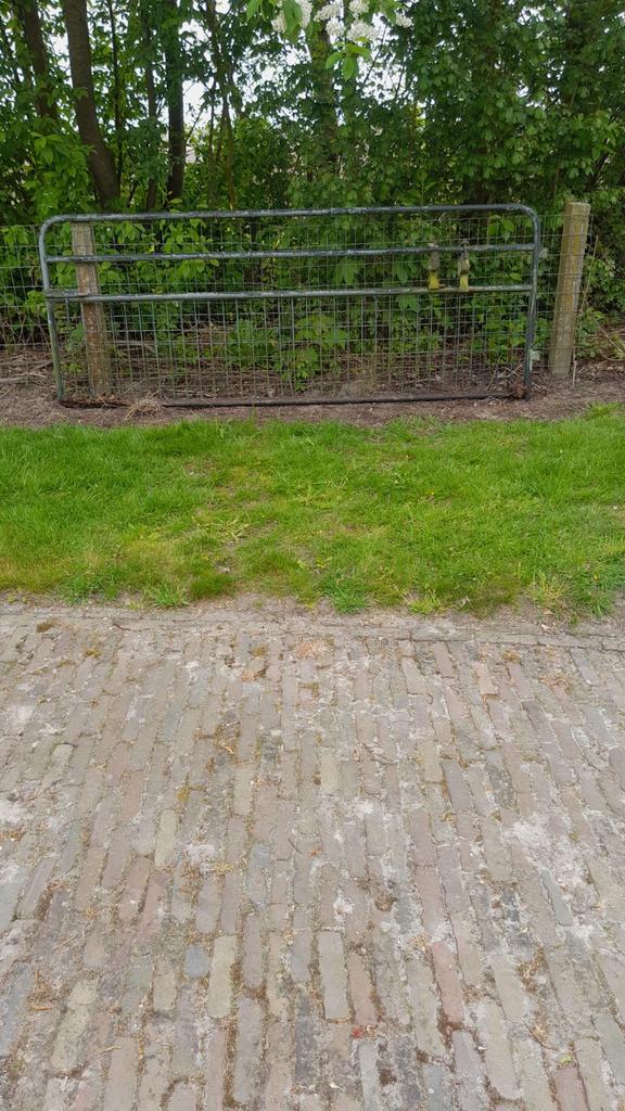 Landhekken - Diverse maten, Tuin en Terras, Tuinhekken en Hekwerk, Ophalen, Met poort, Gebruikt, Overige typen