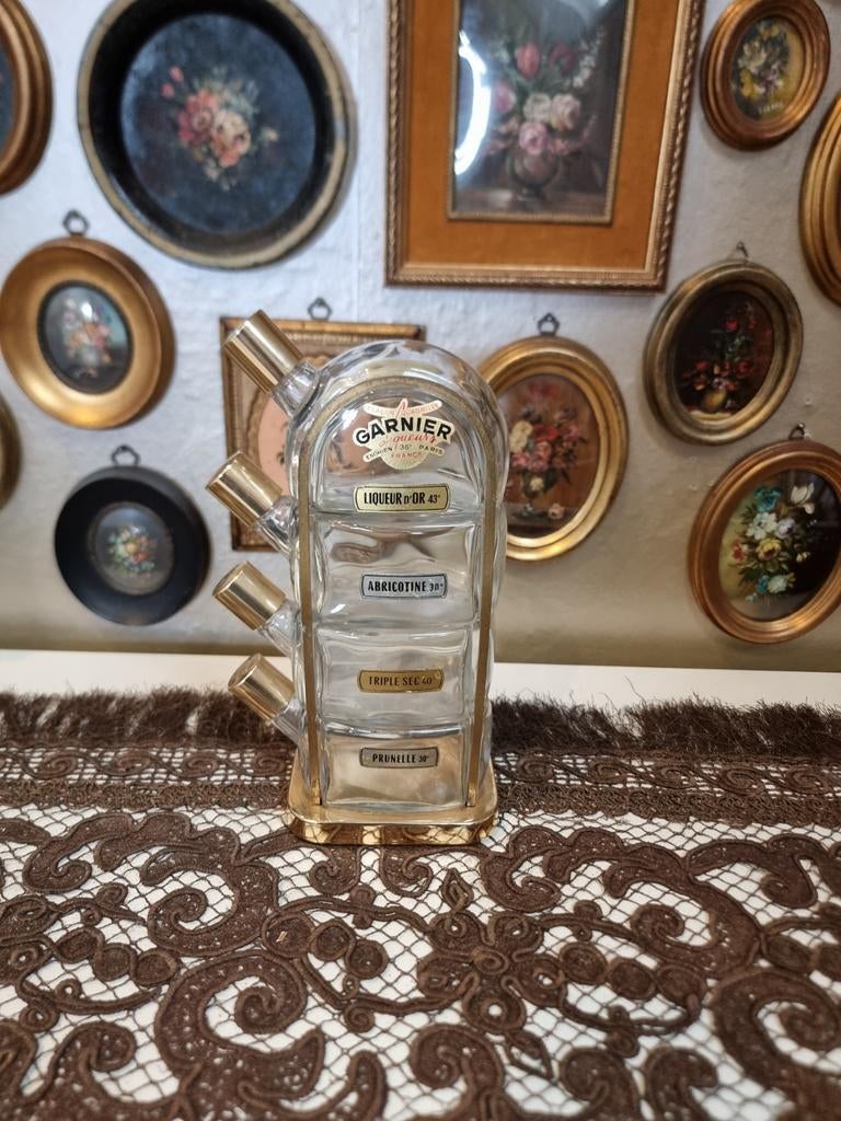 Oude garnier 4 componenten liqeur drank fles * schapenweide, Minder dan 50 cm, Gebruikt, Ophalen of Verzenden, Minder dan 50 cm
