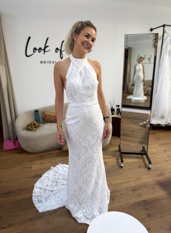 Made with Love Hallie trouwjurk, Ophalen of Verzenden, Zo goed als nieuw, Wit, Trouwjurk