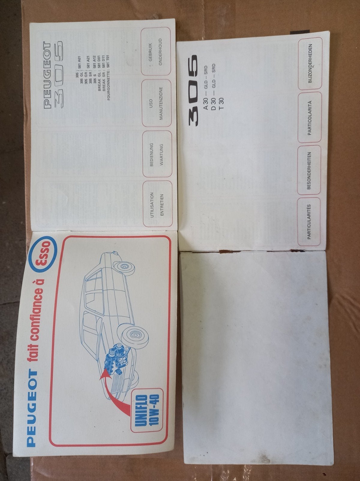 peugeot 305 boekjes., Ophalen, Nieuw, Peugeot