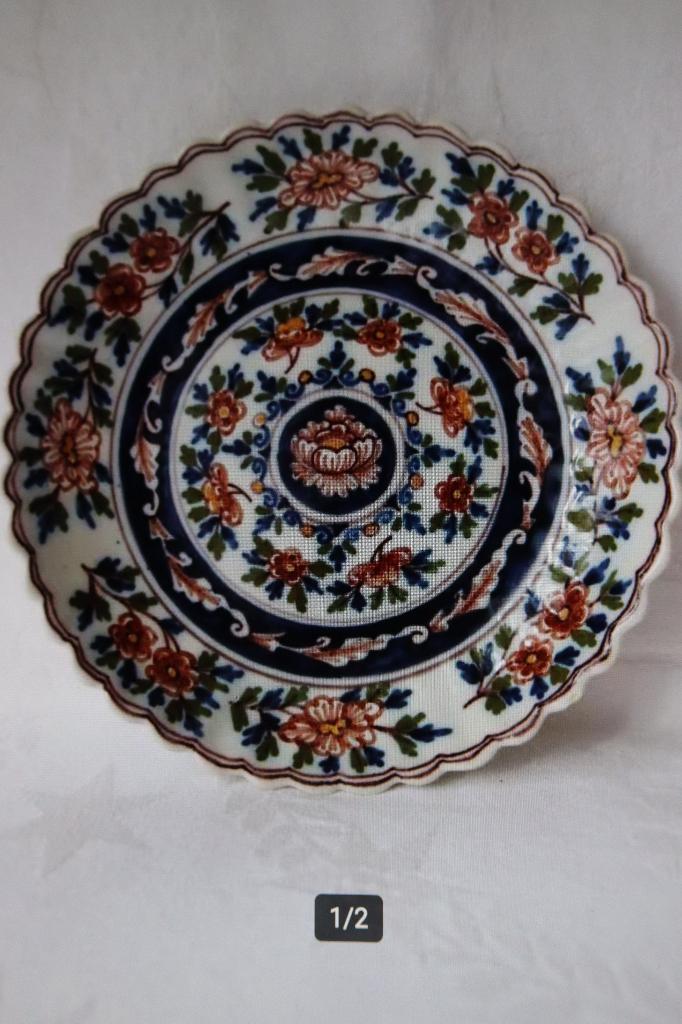 Vintage Makkum Tichelaar bord 1940-1960, Ophalen of Verzenden