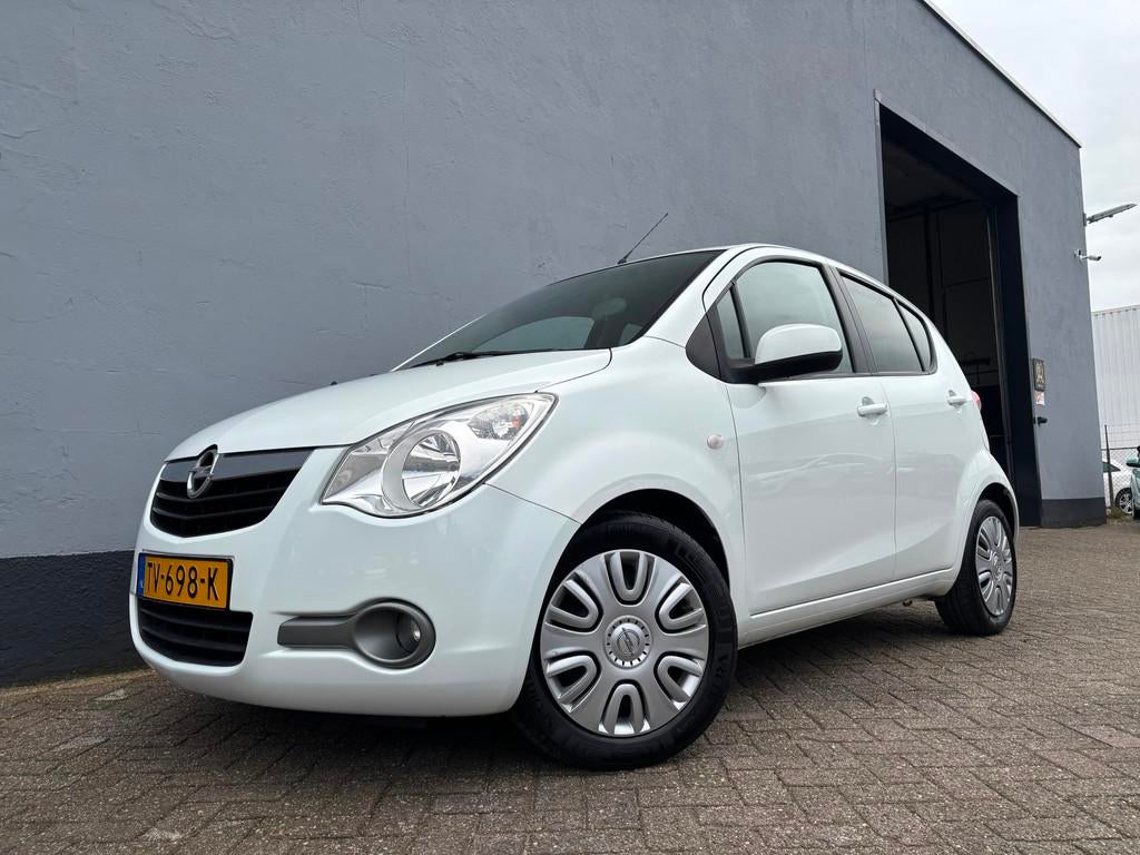Opel Agila 1.2 Edition 5-Deurs - Airco - Trekhaak, Auto's, Voorwielaandrijving, 4 cilinders, 965 kg, Wit