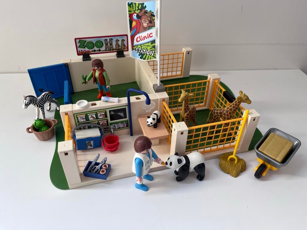 Playmobil Dierenkliniek met Dieren en Figuren, Kinderen en Baby's, Speelgoed | Playmobil, Ophalen, Zo goed als nieuw