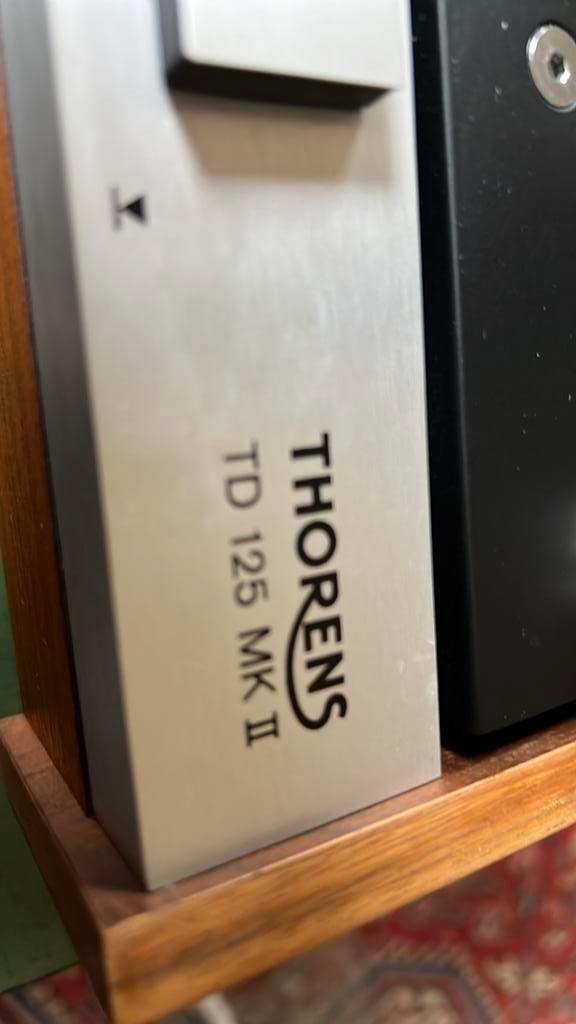 Thorens TD 125 MKII, Thorens, Thorens, Ophalen of Verzenden, Zo goed als nieuw