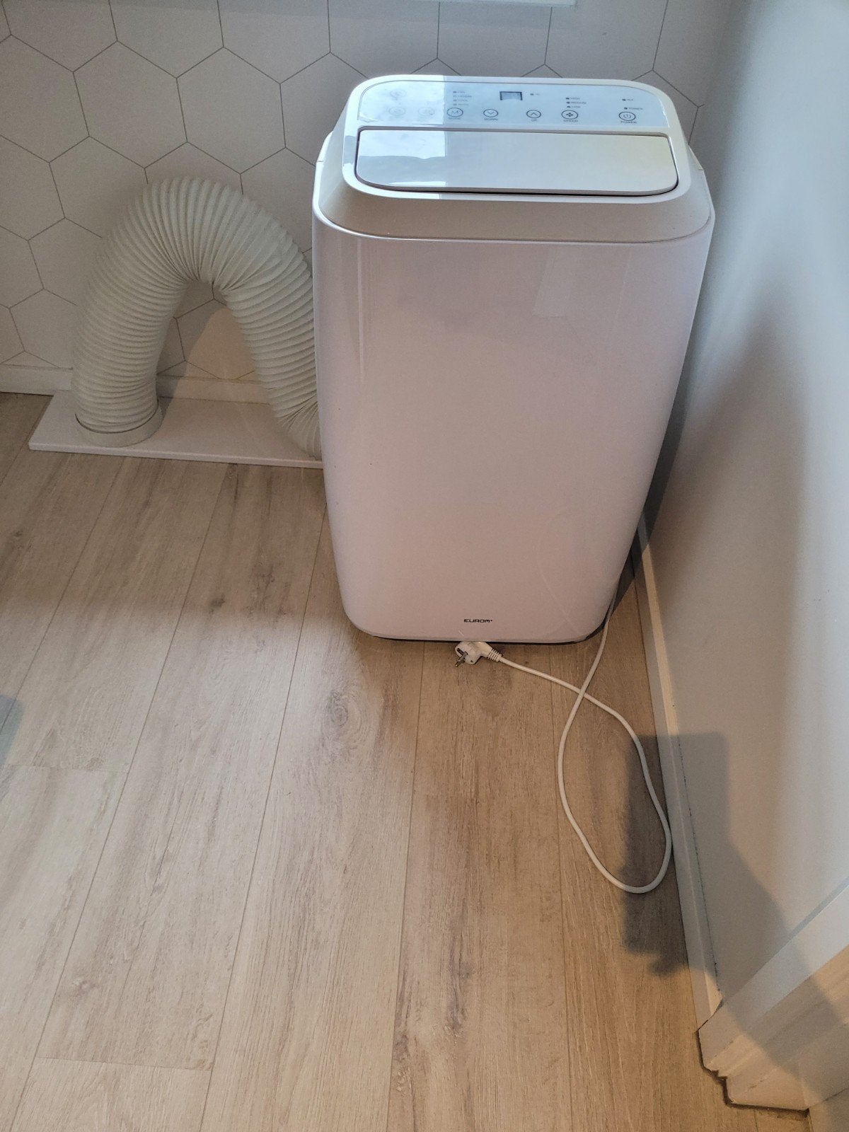 mobiele airco Eurom, Witgoed en Apparatuur, Airco's, Ophalen, Gebruikt, Timer, Minder dan 60 m³