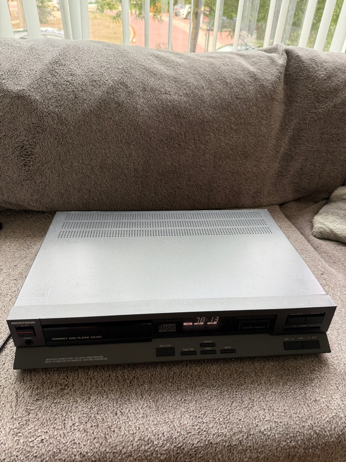 Mooie Aristona (Philips) CD speler model CD1471, Ophalen of Verzenden, Zo goed als nieuw, Philips