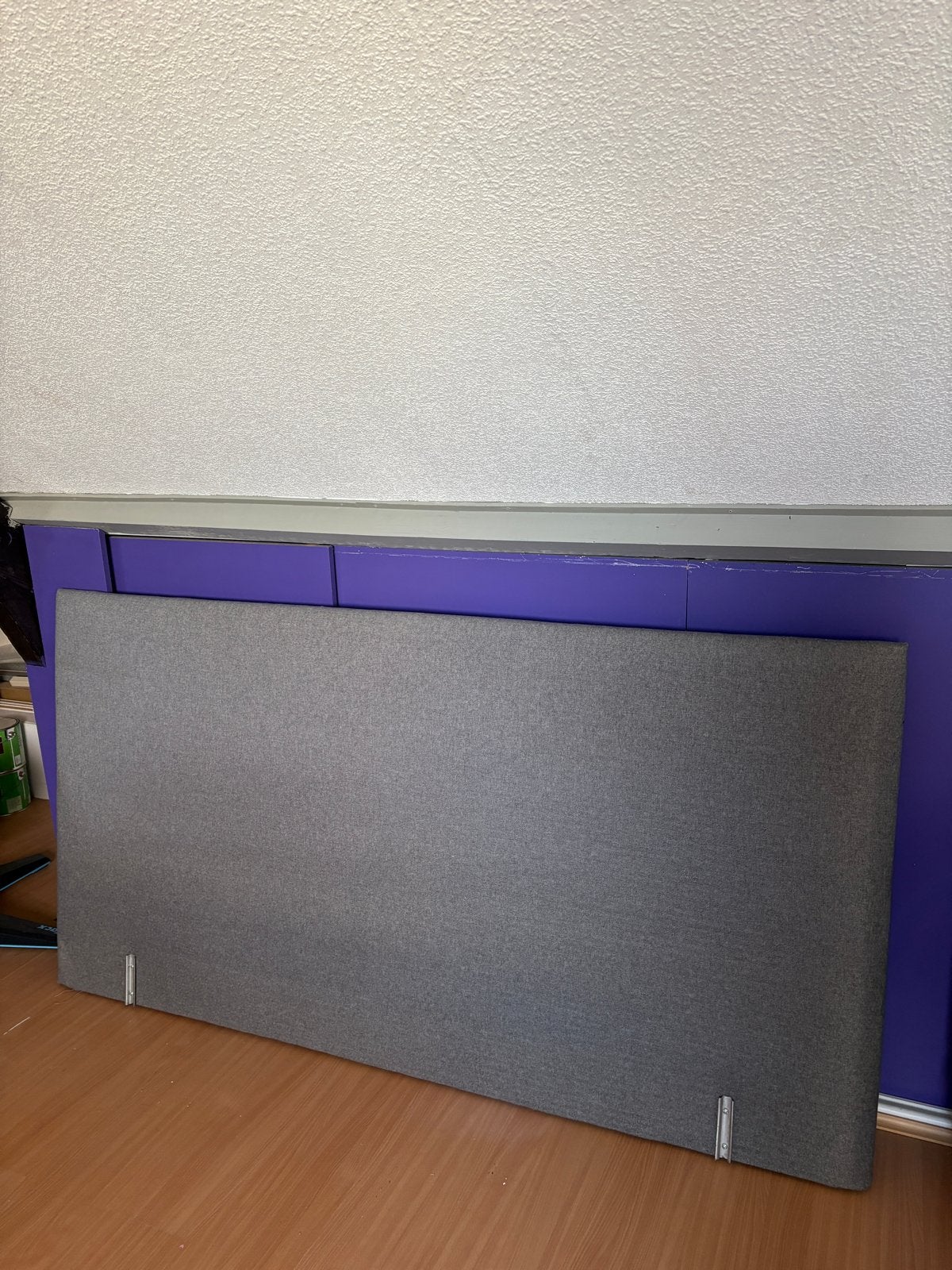 Grijs headboard 190x100 cm, Huis en Inrichting, Ophalen, Tweepersoons, 190 cm of minder, Zo goed als nieuw