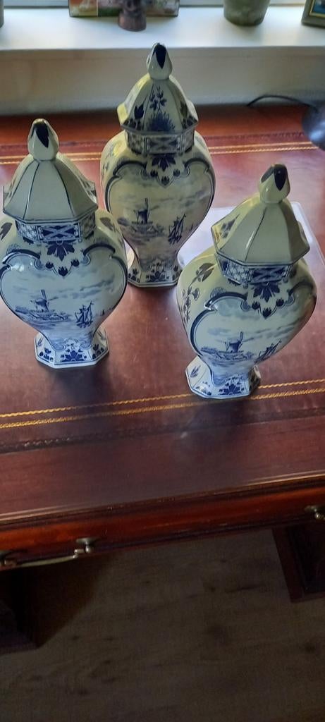 Delftsblauw kaststel, Antiek en Kunst, Ophalen