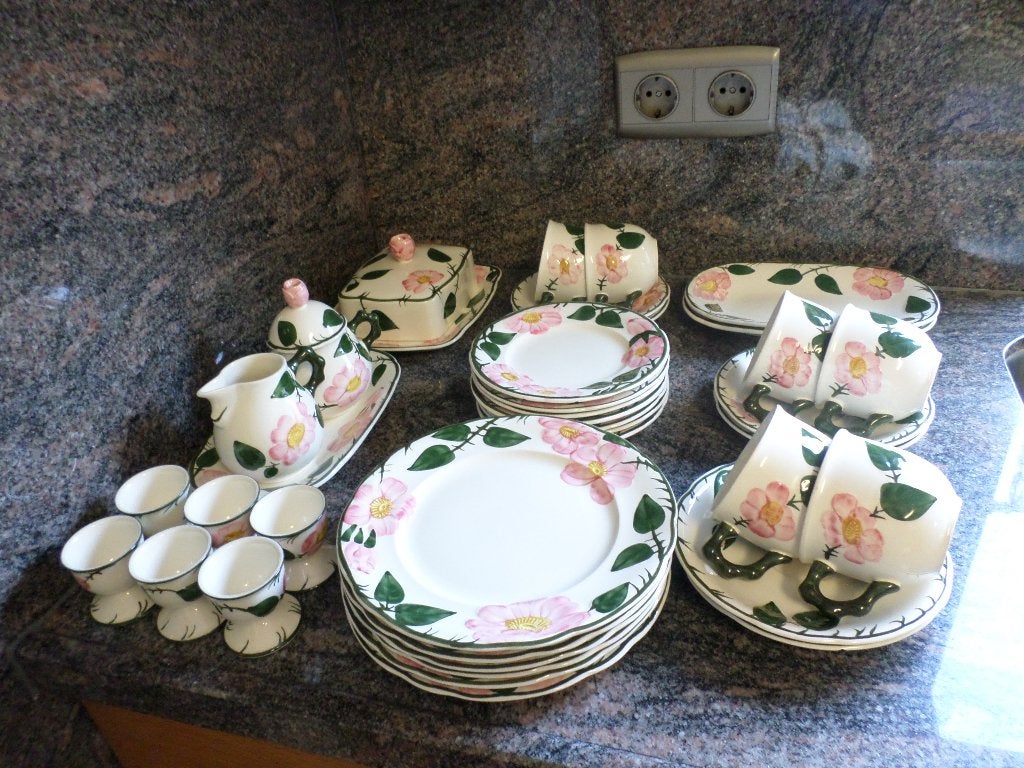 Villeroy & Boch 'Wild Rose' koffie/thee/ontbijtservies, Ophalen, Klassiek, Villeroy & Boch, Zo goed als nieuw
