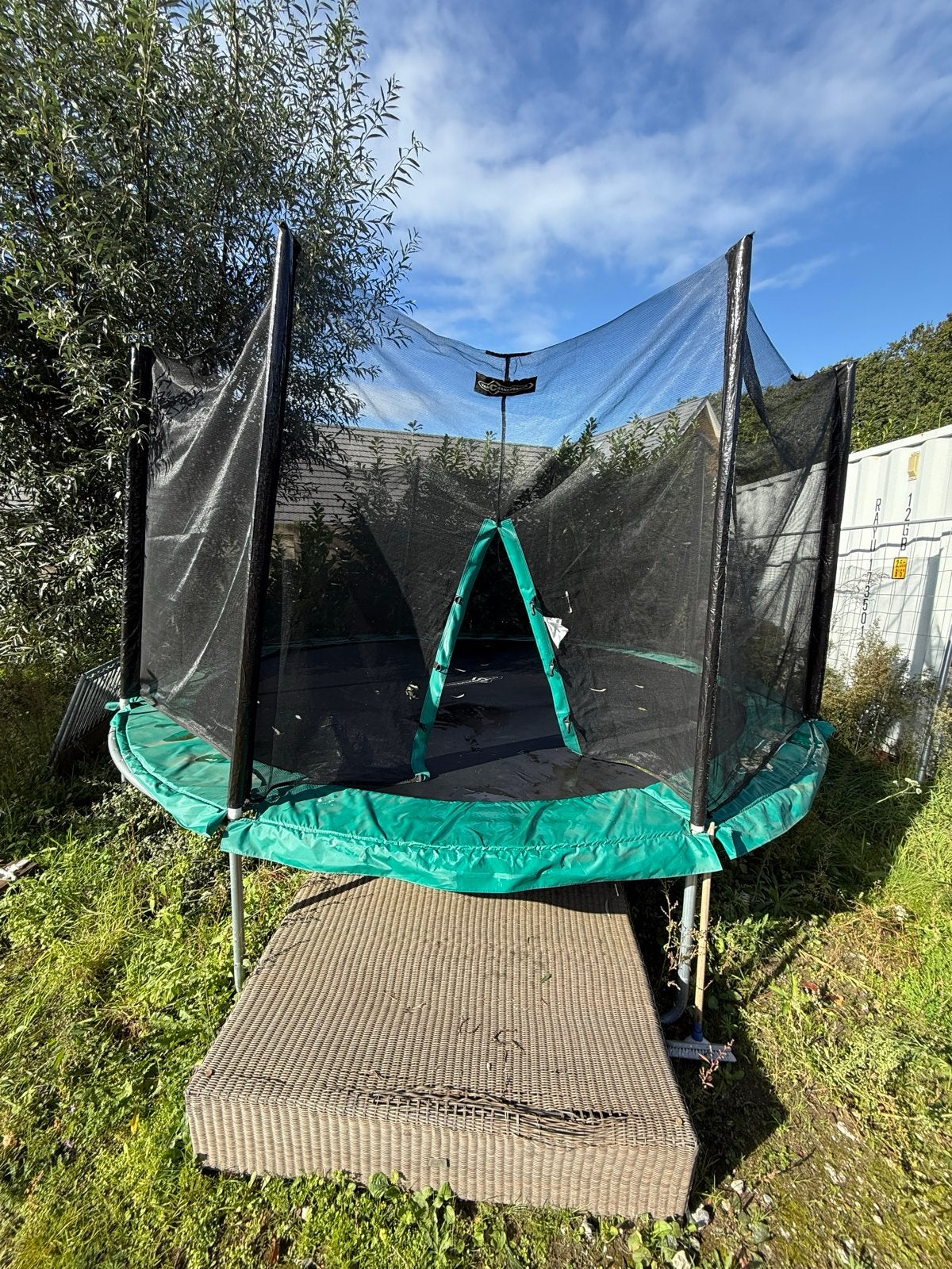 Trampoline met veiligheidsnet - Gebruikt, Ophalen, Gebruikt, 5481cb, Van cranenbroek