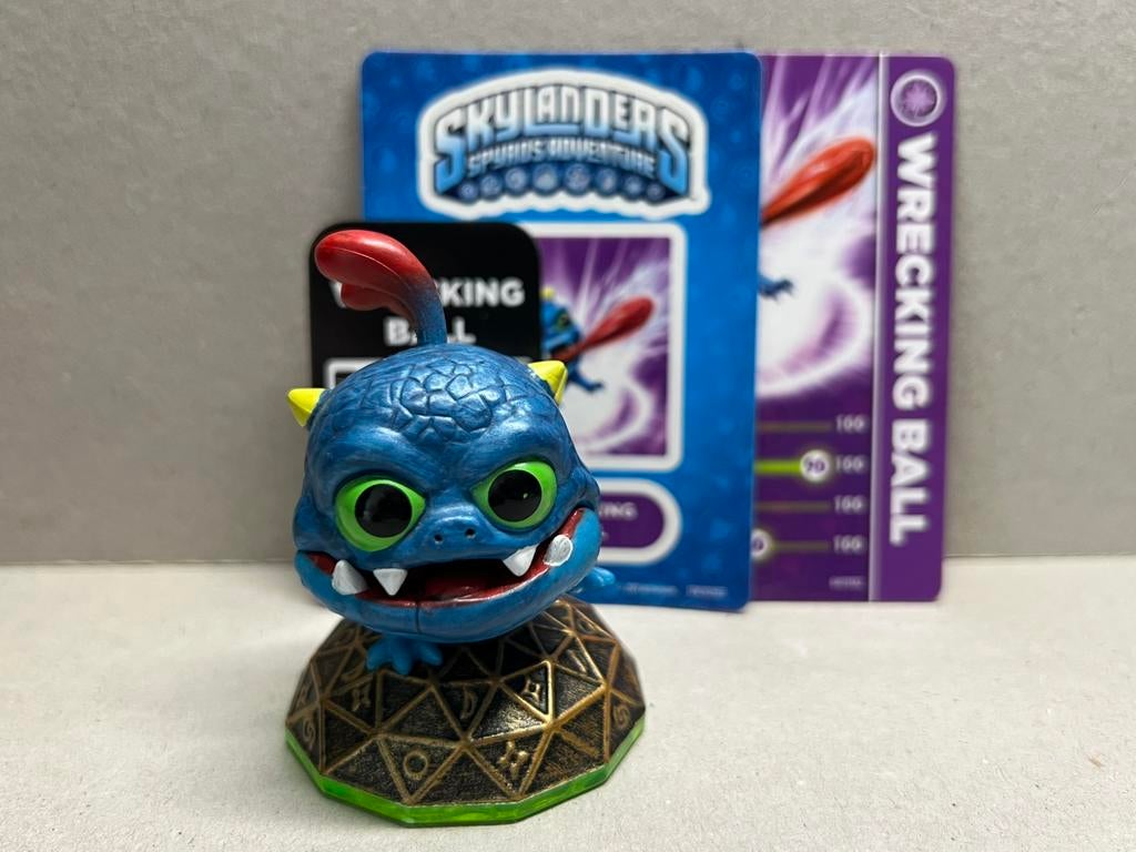 Skylanders Spyro's Adventure Wrecking Ball mét kaart, sticke, Gebruikt, 1 speler, Ophalen of Verzenden, Role Playing Game (Rpg)