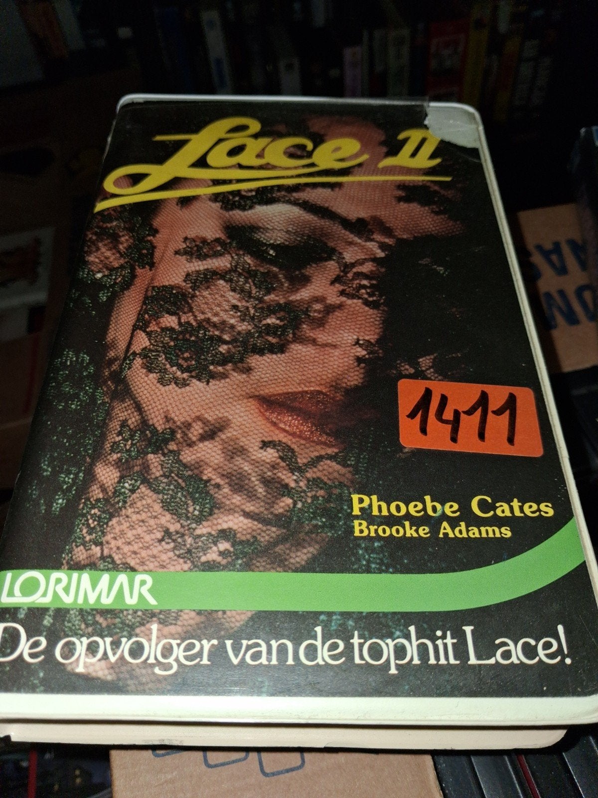 Vhs ex-rental  - Lace II, Vanaf 16 jaar, Ophalen of Verzenden, Gebruikt, Horror