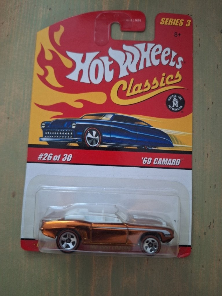 Hot Wheels Classics '69 Camaro  Series 3, Ophalen of Verzenden, Zo goed als nieuw, Auto