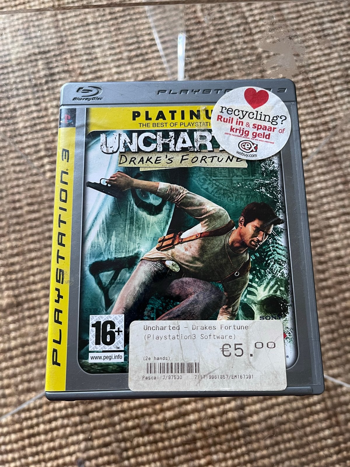 Uncharted: Drake's Fortune (PS3) - Avontuurlijke Actie, Spelcomputers en Games, Avontuur en Actie, Gebruikt, Verzenden, 1 speler