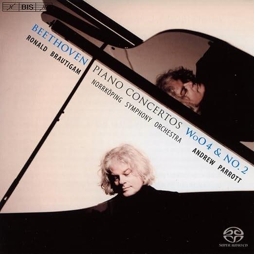 Beethoven - Piano Concerto no. 2 + WOo 4 / Brautigam / BIS, Verzenden, Classicisme, Zo goed als nieuw, Orkest of Ballet