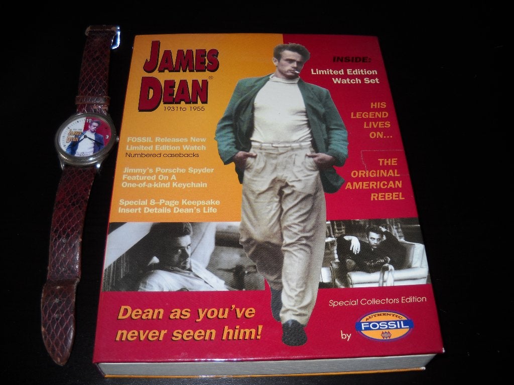 James Dean Fossil Limited Edition Watch Set!, Ophalen of Verzenden, Gebruikt, Film, Overige typen