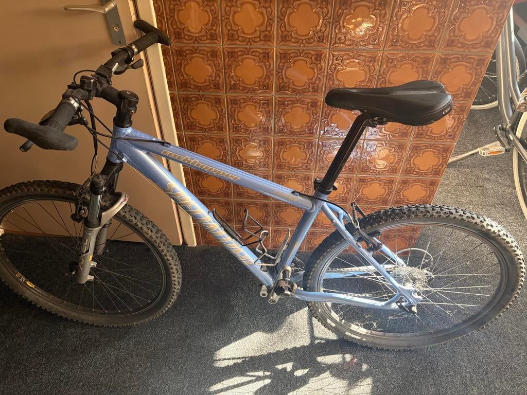 Specialized Rockhopper Mountainbike - Blauw, Gebruikt, Hardtail, 45 tot 49 cm, Dames
