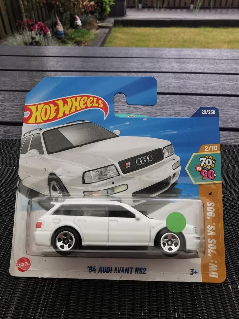 HotWheels '94 Audi Avant RS2 wit, Ophalen of Verzenden, Nieuw, Auto