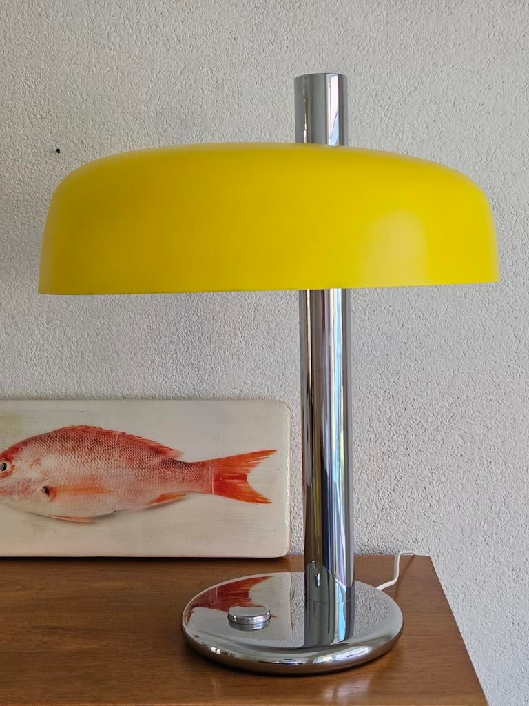 Vintage design Space Age 70s Egon Hillebrand tafellamp, Huis en Inrichting, Lampen | Tafellampen, .., .., Gebruikt, Vintage design retro vintage mid century